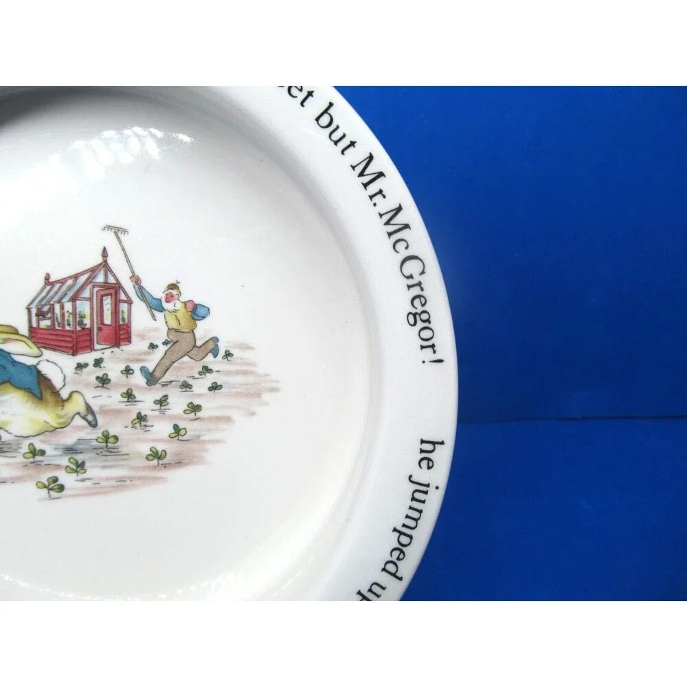 Wedgwood Etruria And Barlaston Peter Rabbit Beatrix Potter Porringer Bowl 6